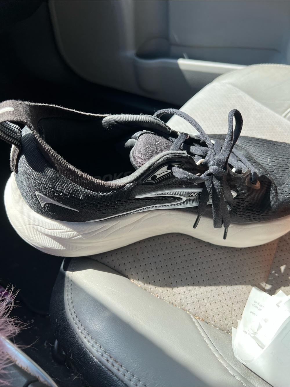 Brooks Women's Black and White Running Shoes